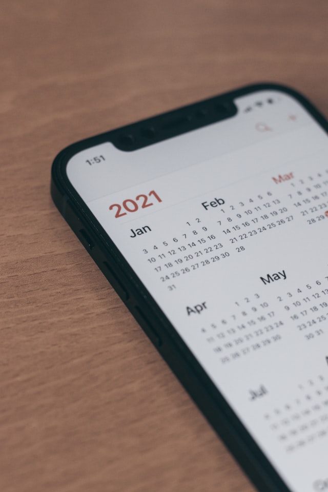 iPhone Calendar View
